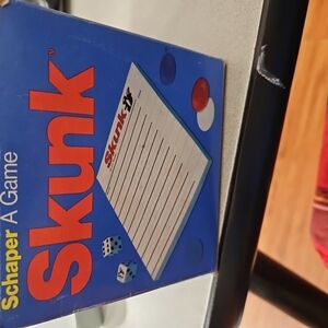 Vintage Schaper Skunk Game Uncomplete Set. Missing Dice. Has Extra Chips. (A-40)
